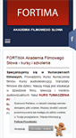Mobile Screenshot of fortima.pl